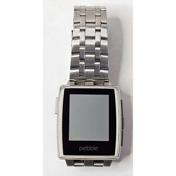Used Pebble Smartwatches Steel 401s Watch Only Read Description - Picture 1 of 6